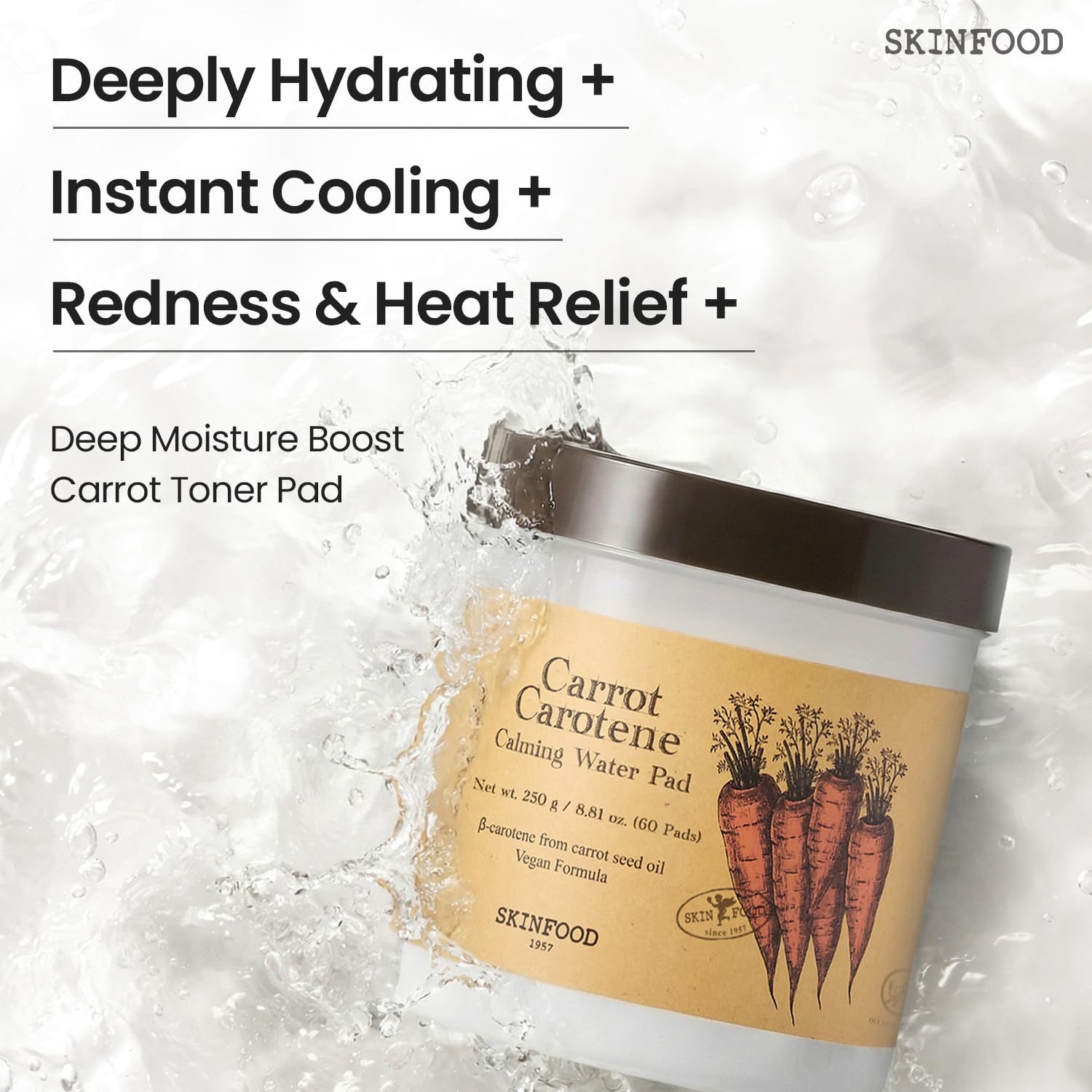 Pads prep skin for makeup for smoother application.