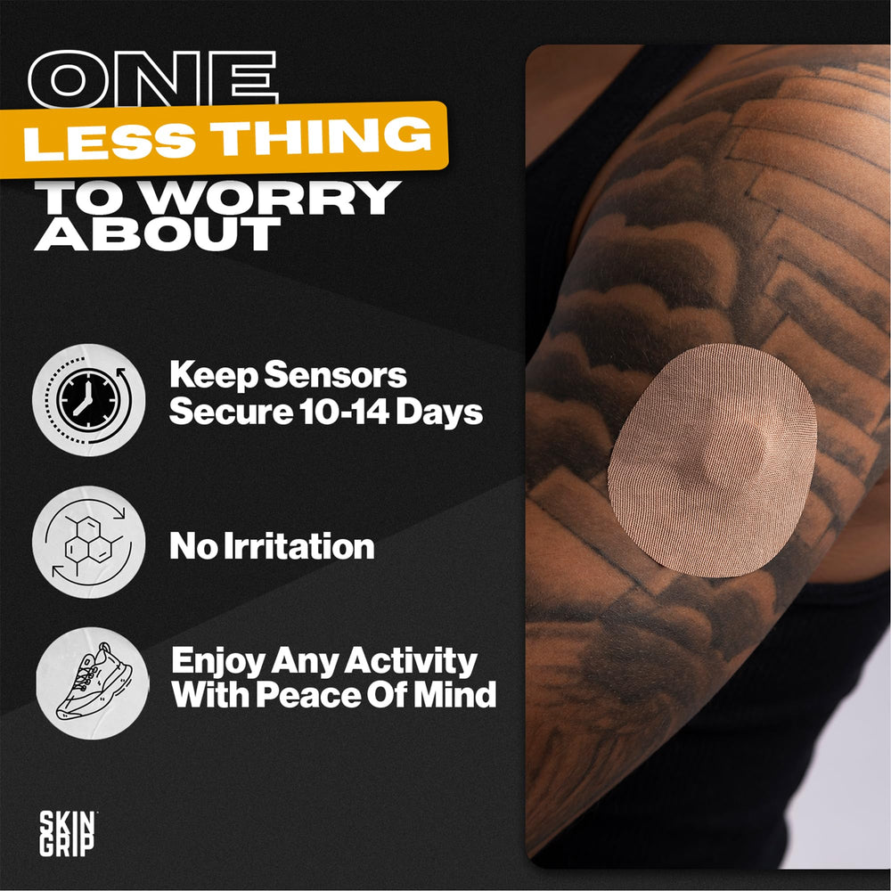 Skin Grip skin friendly adhesive patch reduces irritation during long wear