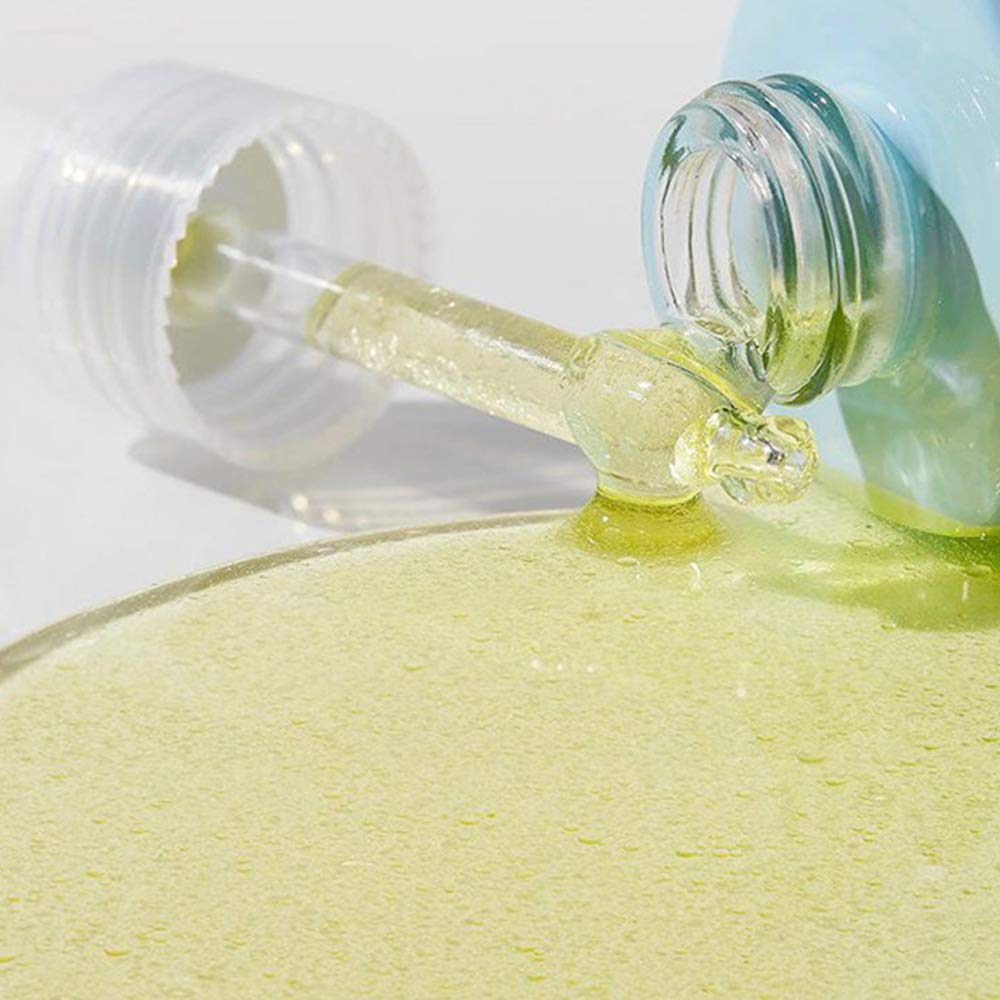 SKIN&LAB Hyaluronic Acid Serum texture-swirl for plump hydration.