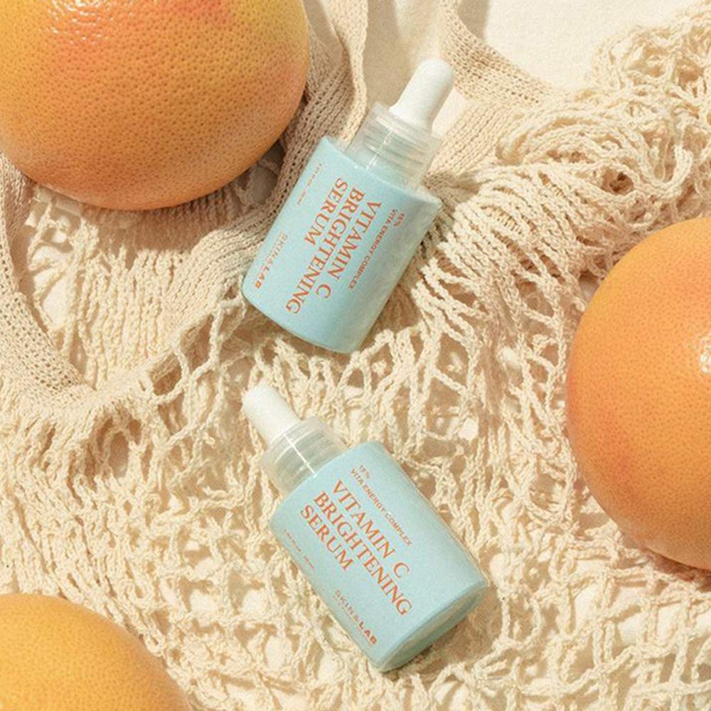SKIN&LAB Vitamin C Serum packaging with cap and dropper for easy use.