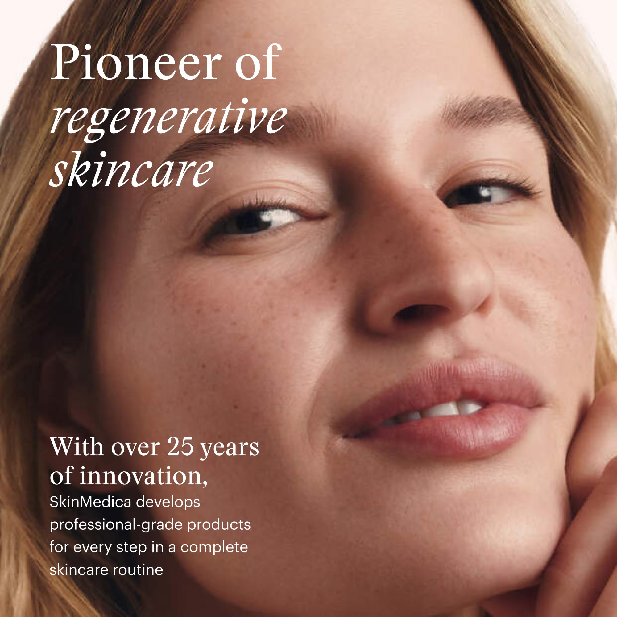 Product is shown on oily skin with a lightweight finish.