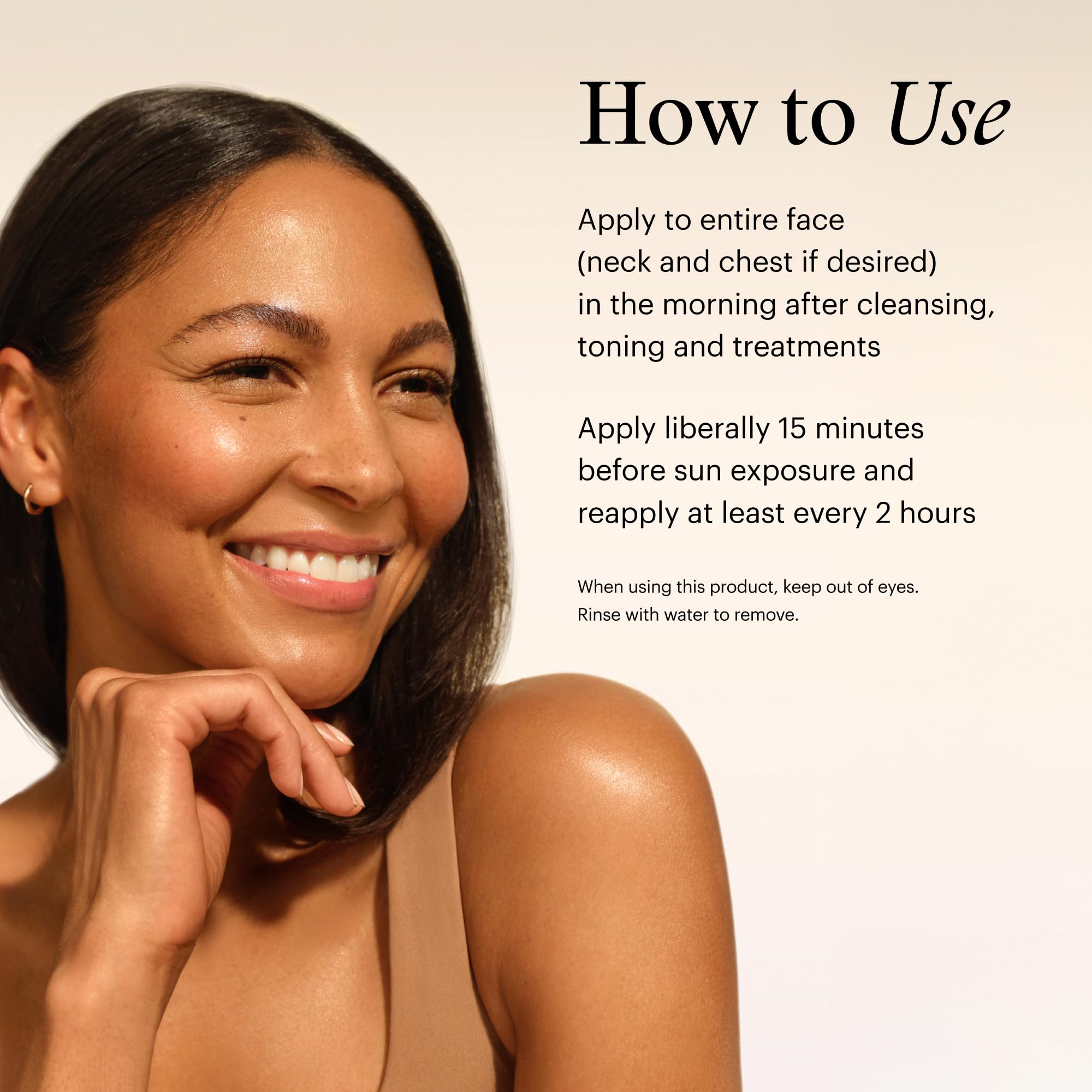 Close-up showing SkinMedica Essential Defense achieving a smoother, even tone.