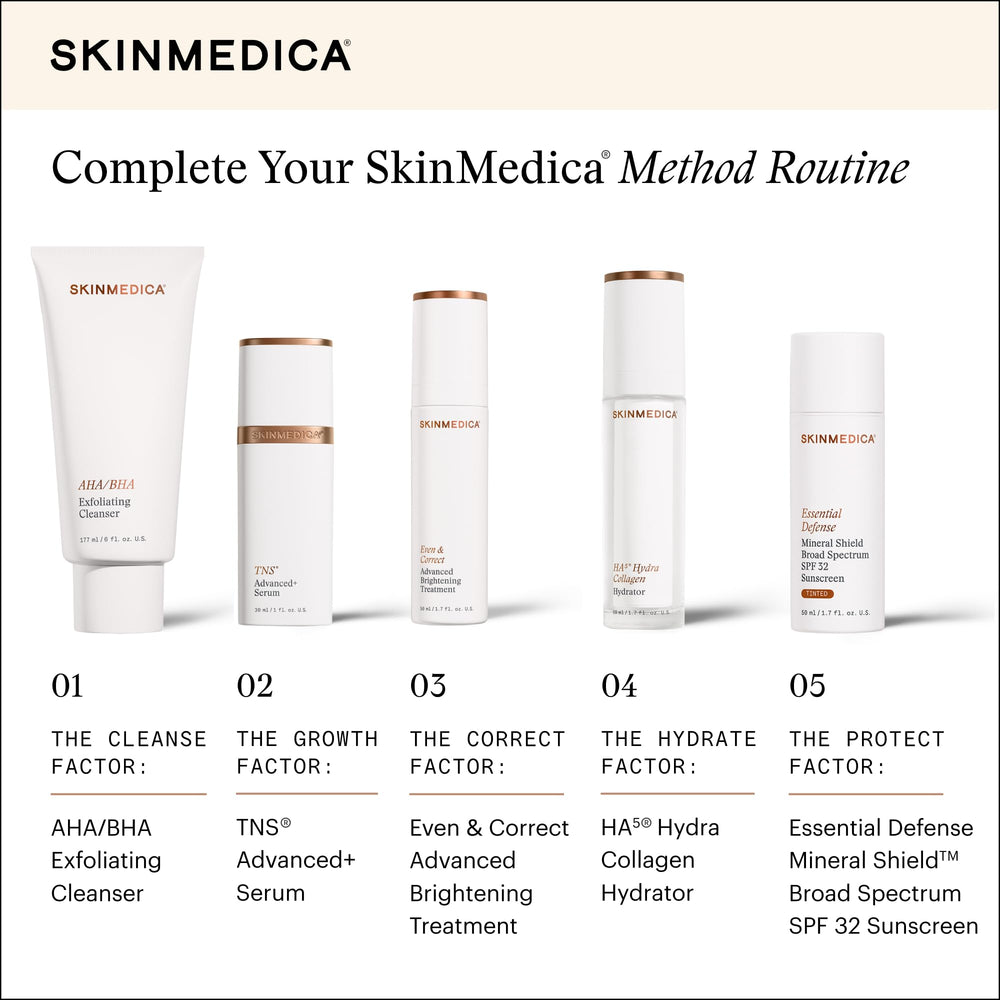 Close-up of SPF 32 mineral shield providing sun protection detail.