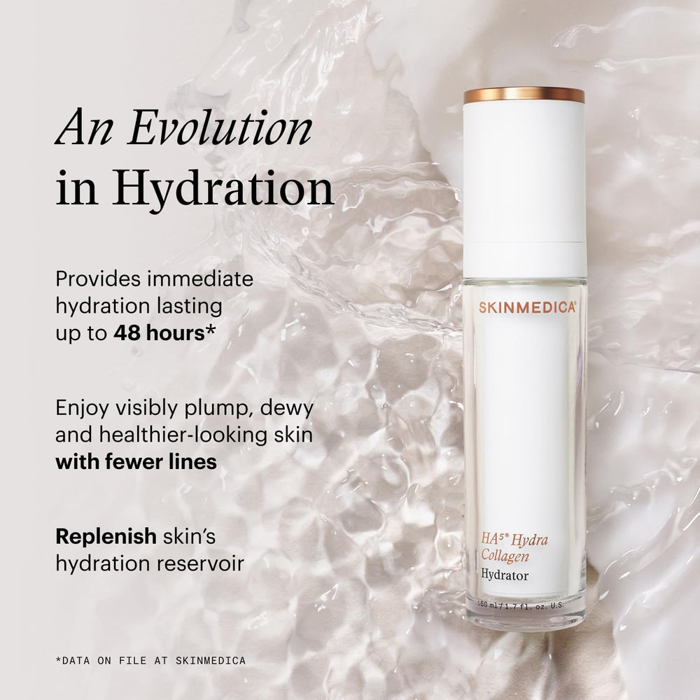 Texture on skin showing HA5 hydration and smoothness
