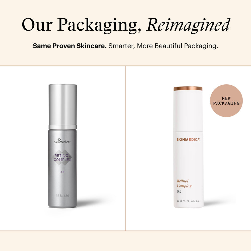 SkinMedica Retinol 0.5 Complex pump dispenser for easy application