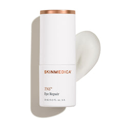 SkinMedica TNS Eye Repair Cream packaging with NEW packaging and 0.5 oz size.