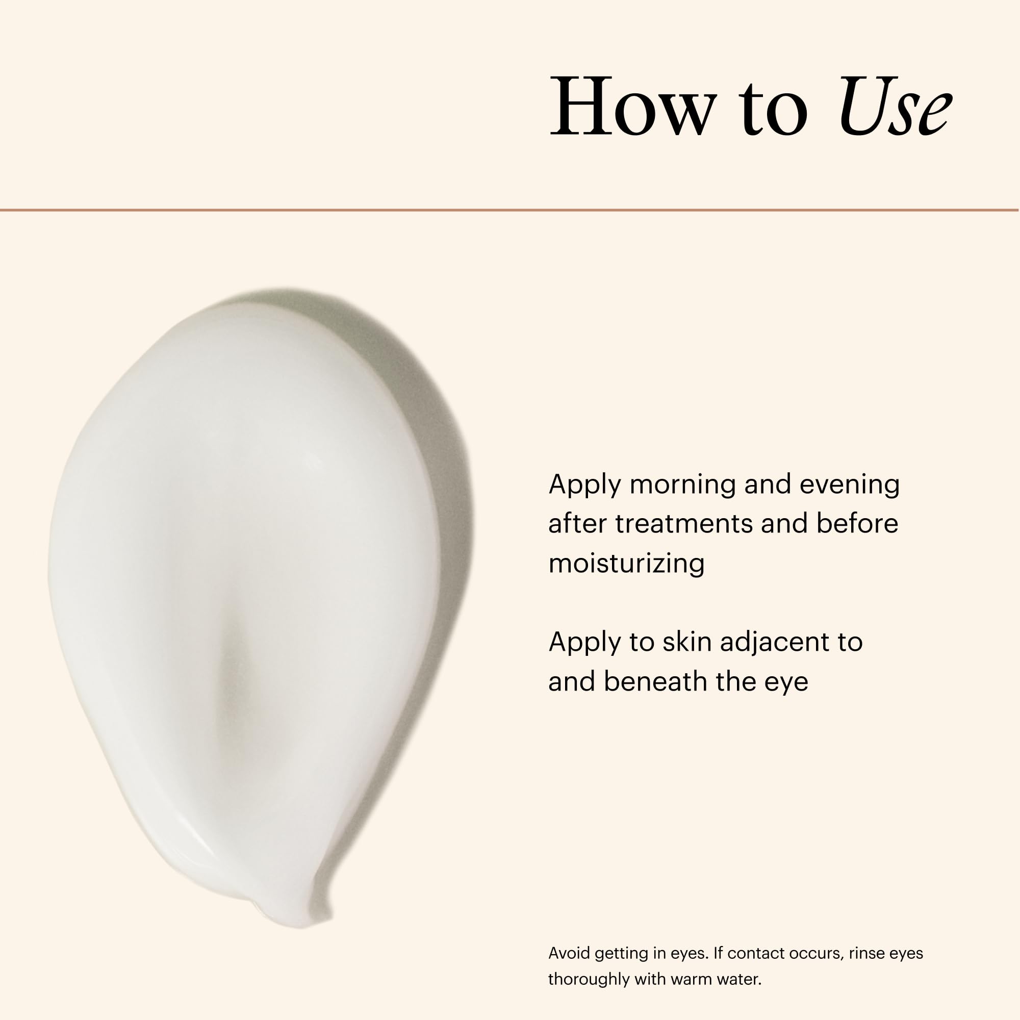 Peptide-rich SkinMedica TNS Eye Repair Cream helps support the delicate eye region.