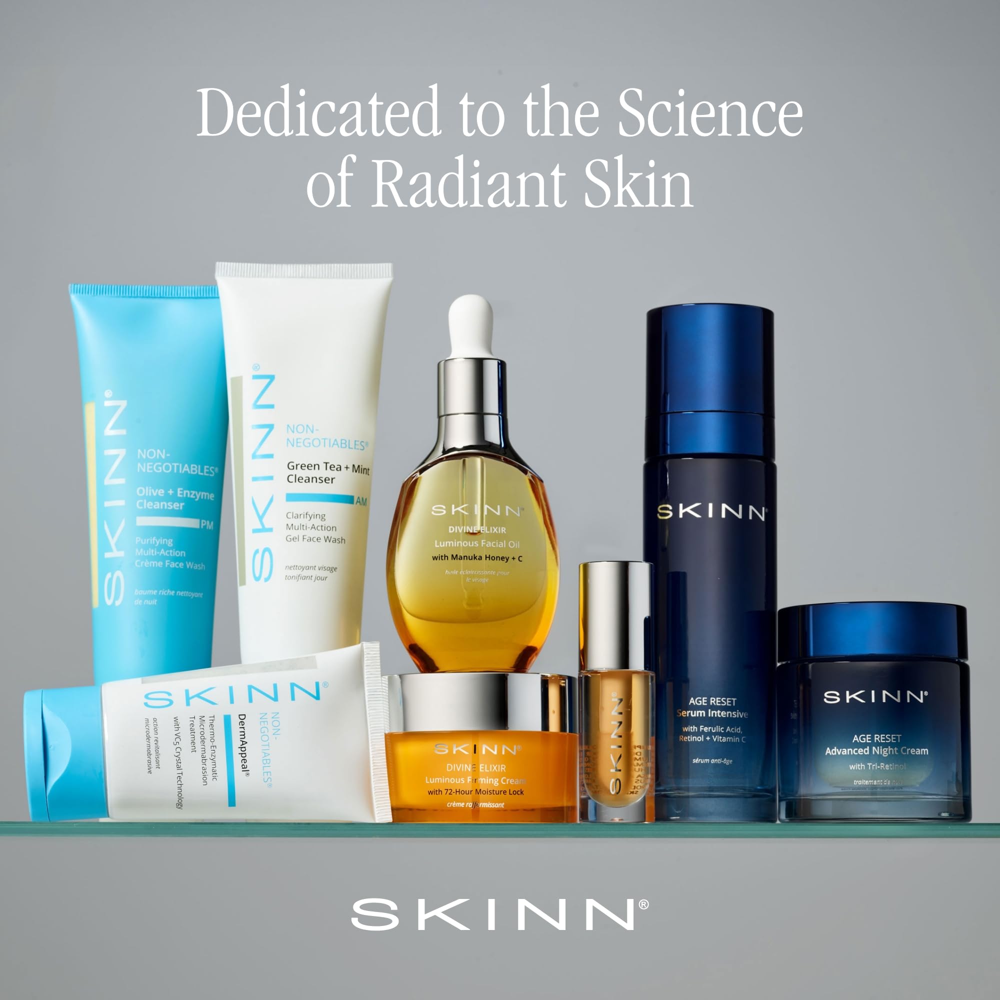 SKINN DermAppeal at-home spa vibe with scrub and headband