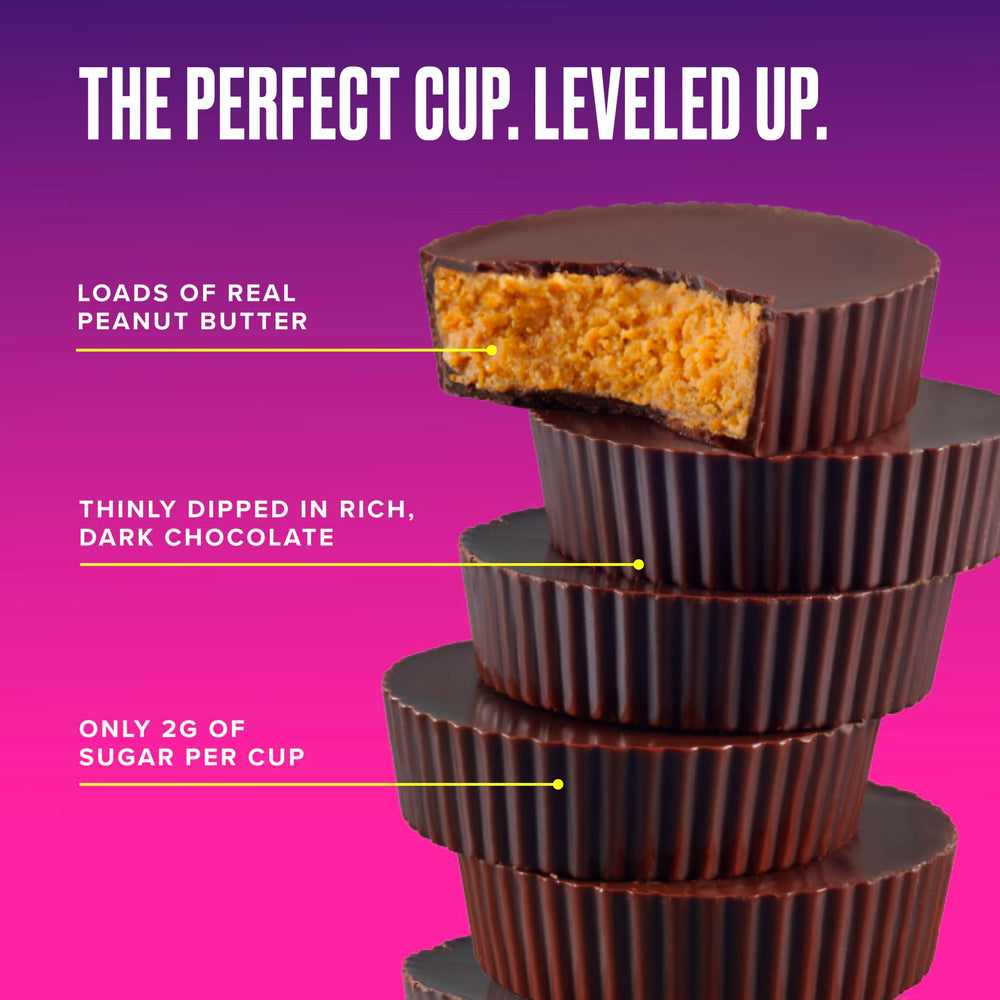 SkinnyDipped individually wrapped cups for easy portability.