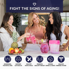 Label close-up of SkinnyFit Super Youth Collagen showing clean ingredients.