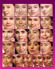 SKINTIFIC Cover Glow swatches on skin demonstrate natural radiance and buildable coverage