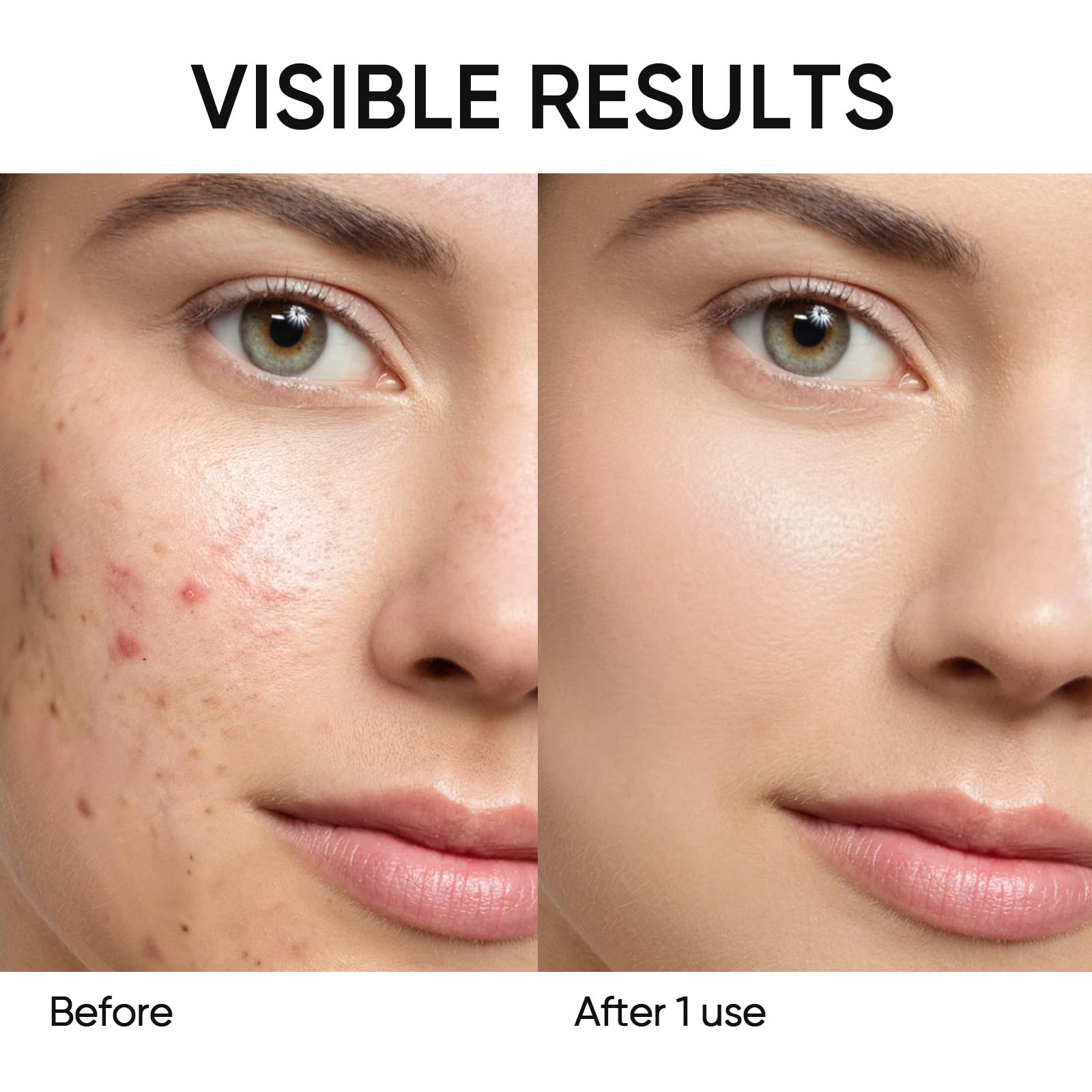 Packaging and texture shown for a weekly reset routine for oily skin.