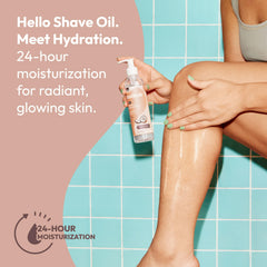 Close-up of Skintimate Coconut Bliss texture for light, fast-absorbing hydration