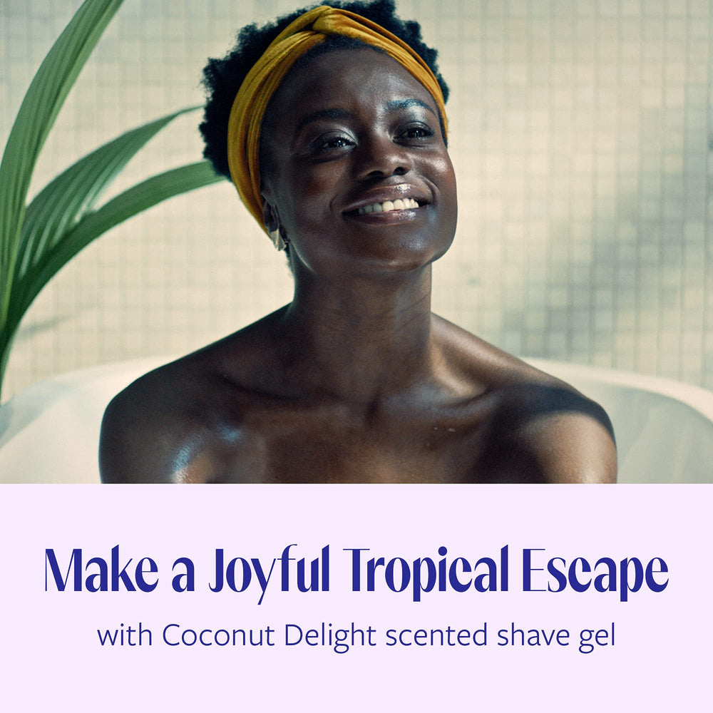 Skintimate Coconut Delight in-use image showing smooth glide and protection.