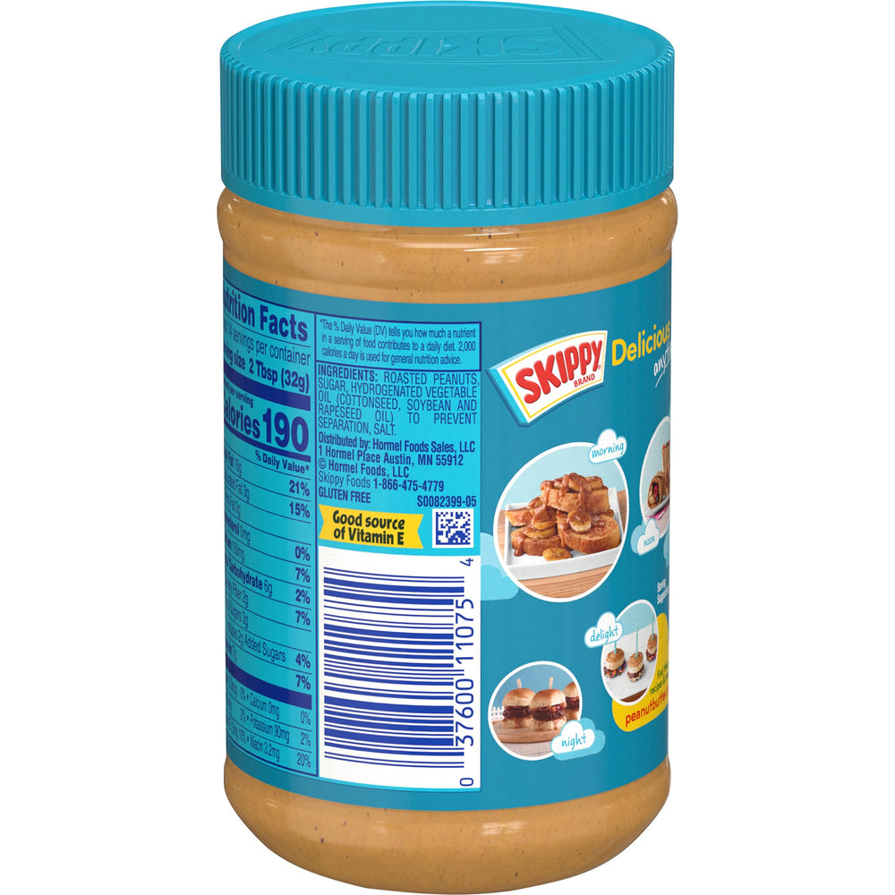 SKIPPY 7g protein per serving emphasizes a satisfying snack