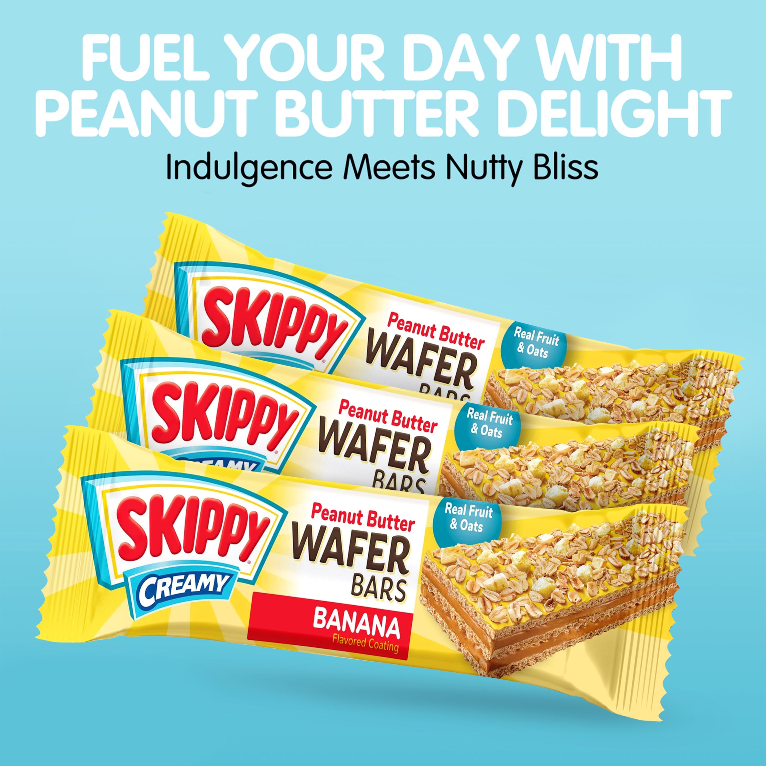 SKIPPY on-the-go snack ready for school, work, or weekend trips.