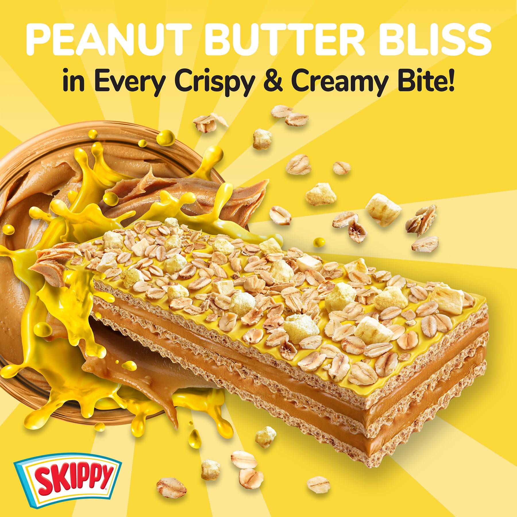SKIPPY convenient snack pack designed for busy days and easy portion control.