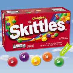 Skittles Original individually wrapped packs for on-the-go snacking