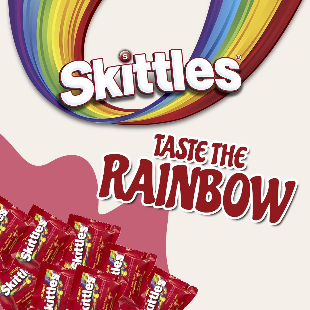Pantry essential Skittles snack for parties and everyday cravings.