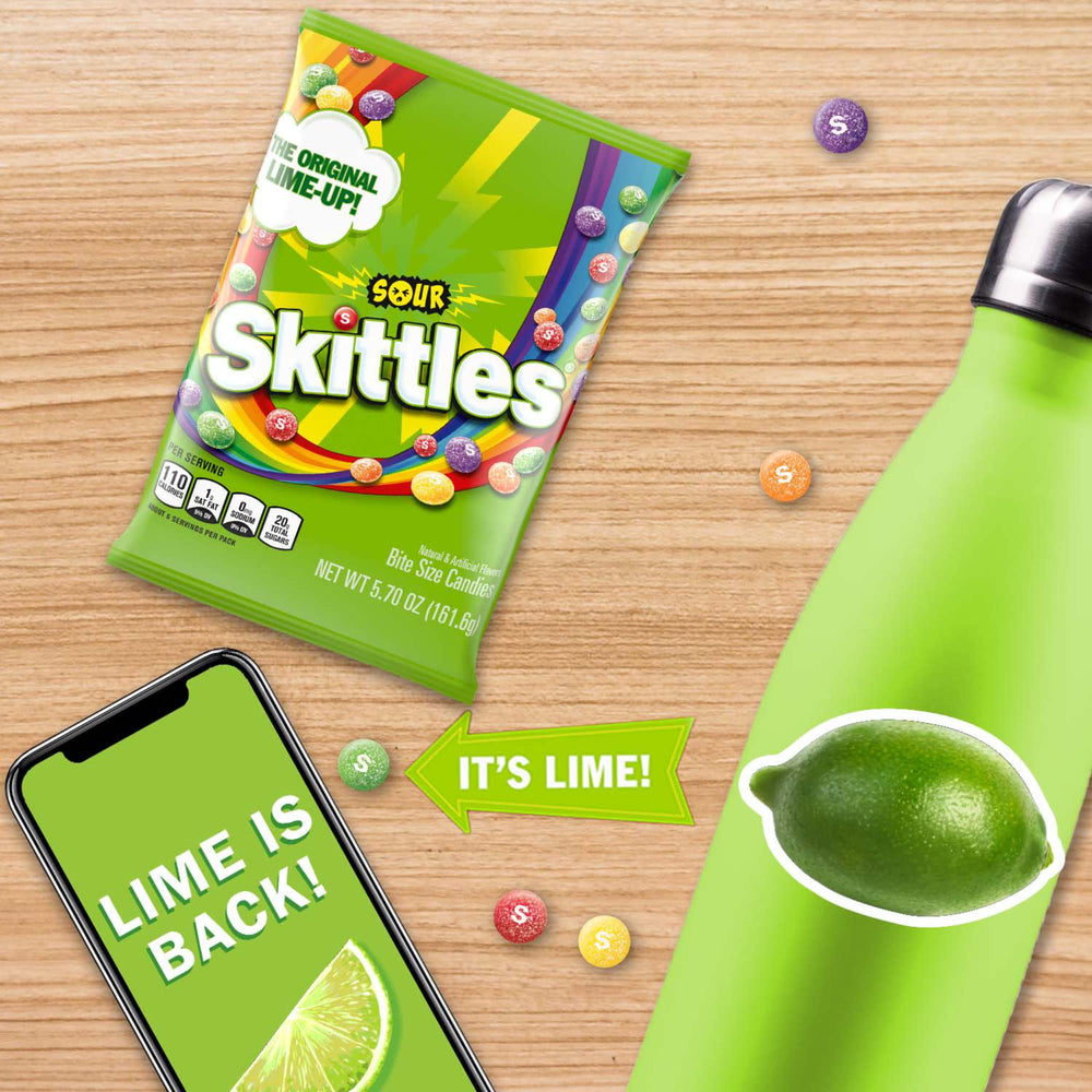 Skittles Sour gluten-free gelatin-free option suitable for diverse diets.