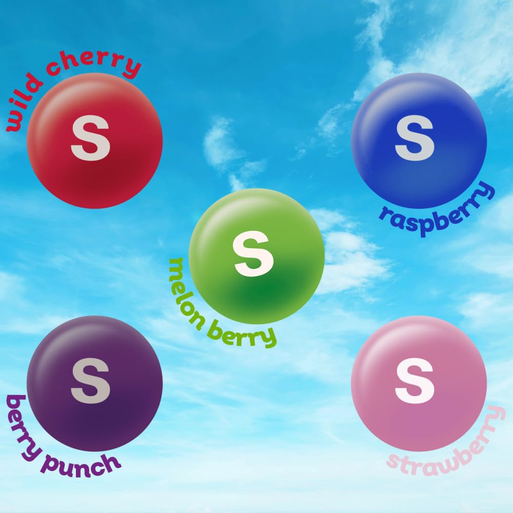 Skittles Wild Berry used in a dessert salad concept.