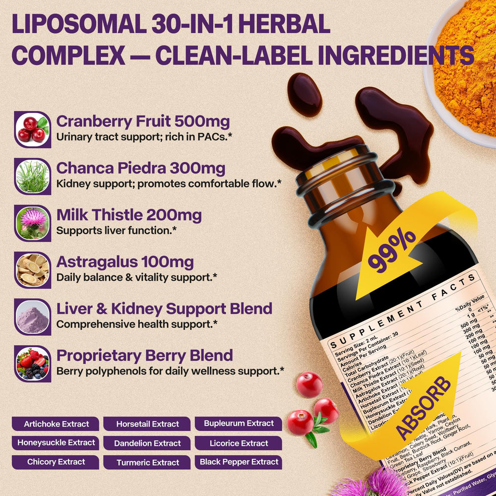 SKLIA blueberry flavor drops with smooth taste for easy daily intake.