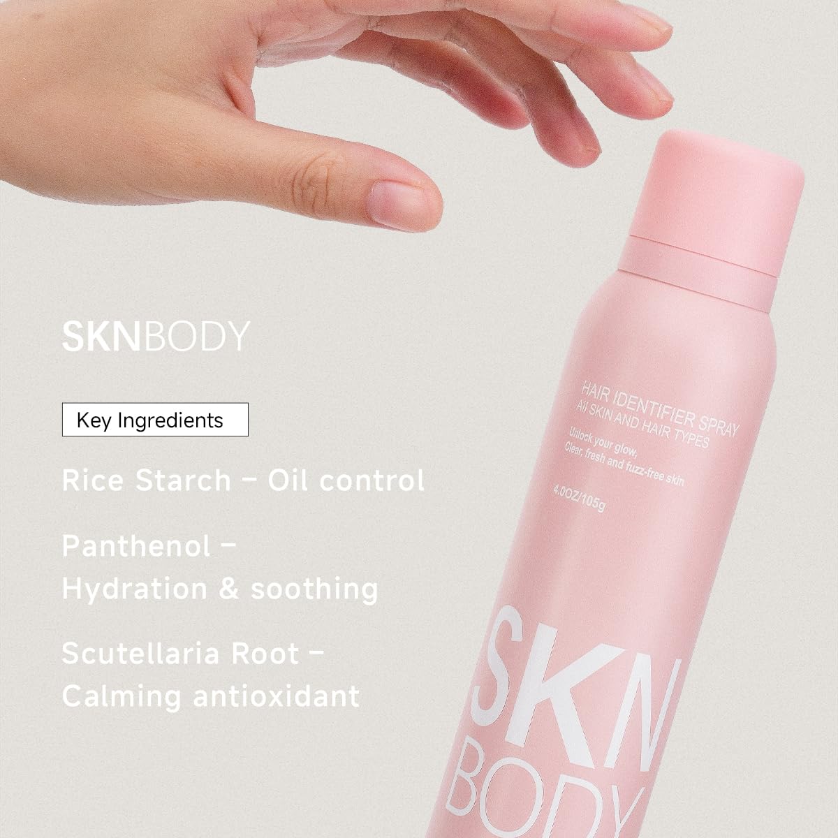 SKNBODY Packaging and quick-start instructions for easy setup.