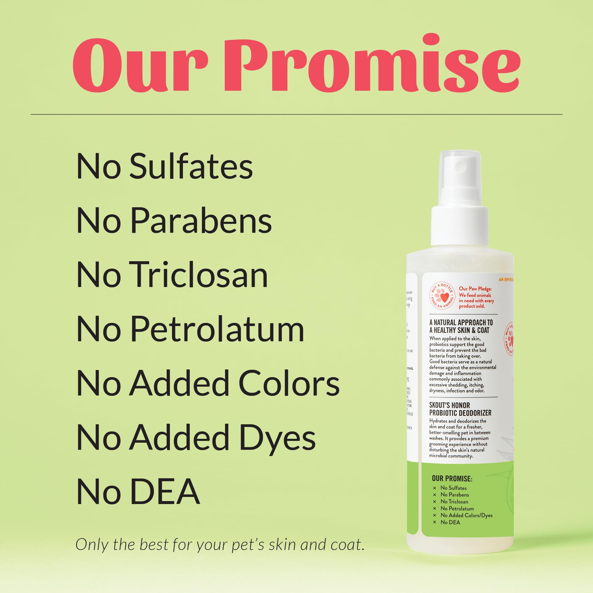 Skout's Honor coconut scent emphasizes a light, refreshing fragrance.