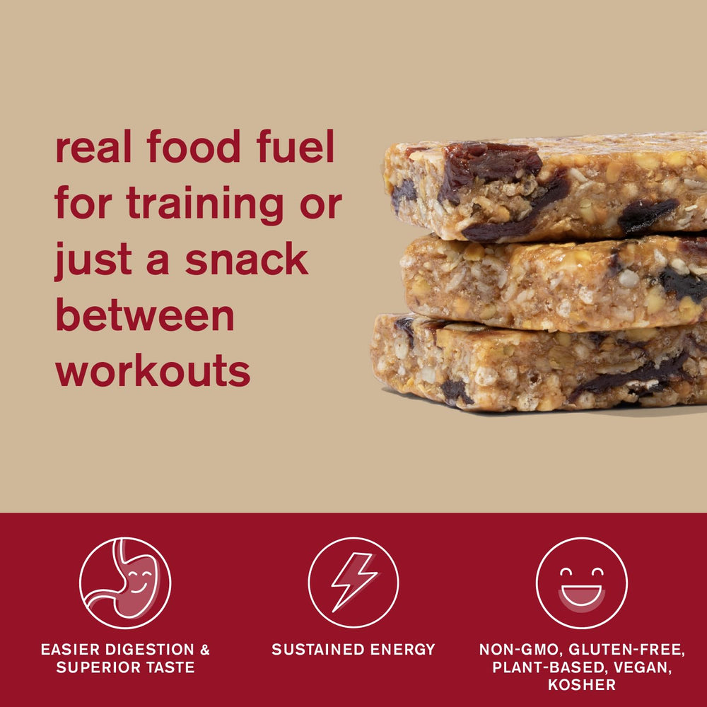 Skratch Labs Energy Bar on-trail scene illustrates portable fuel.