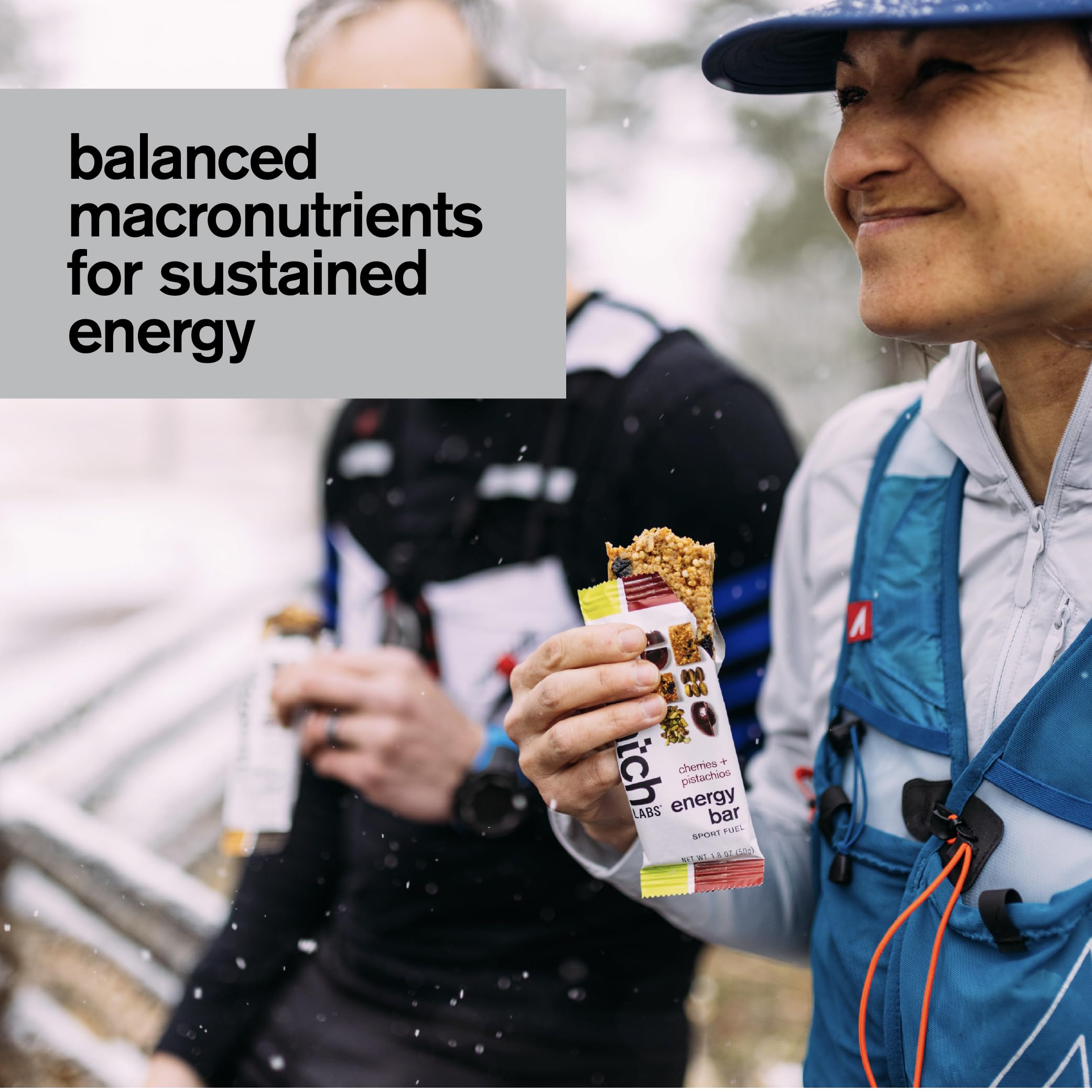 Skratch Labs Energy Bar packaging with nutrition facts promotes transparency.