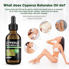 SKSOYT Cyperus Rotundus Oil applied to arm for hydration