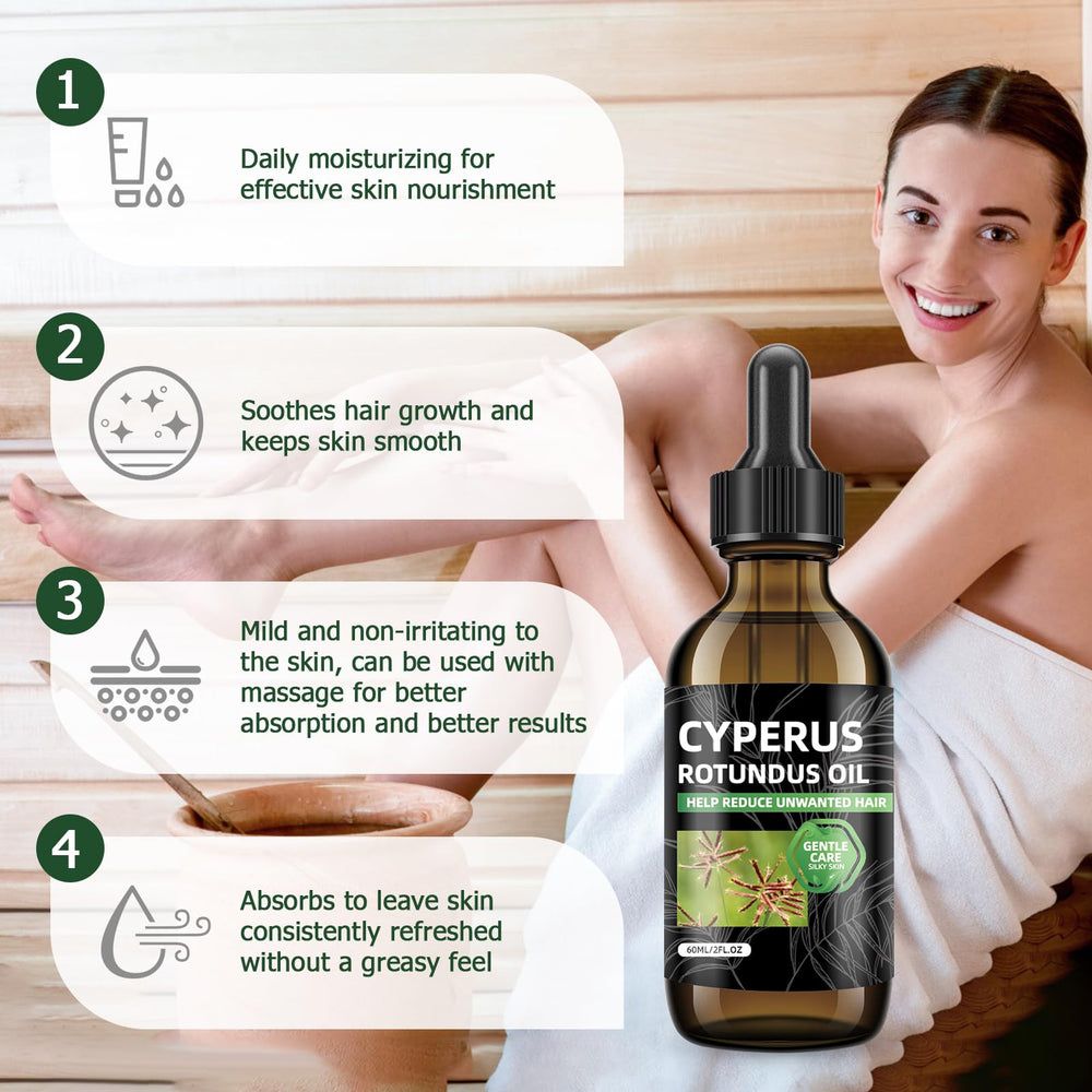 SKSOYT Cyperus Rotundus Oil packaging and product info