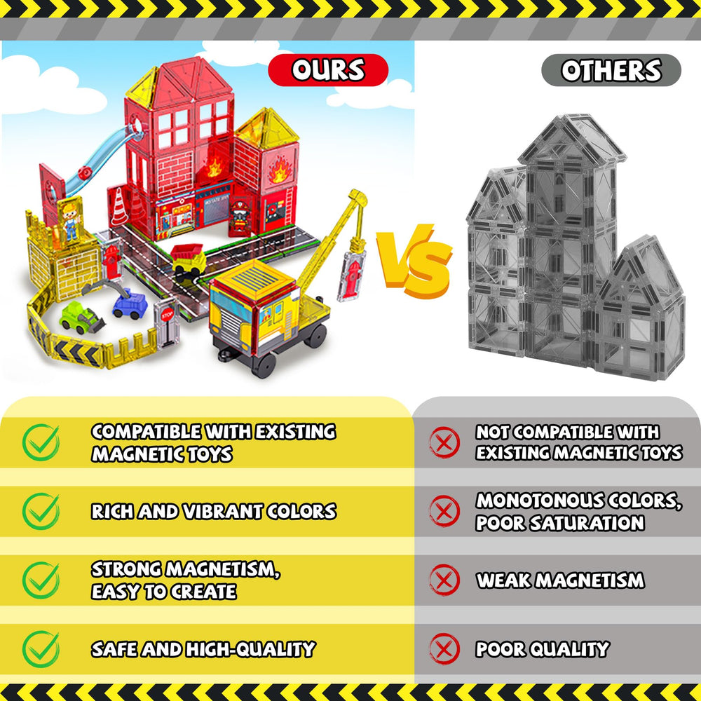 SKTMYY magnetic tiles Building blocks boost creativity and spatial thinking