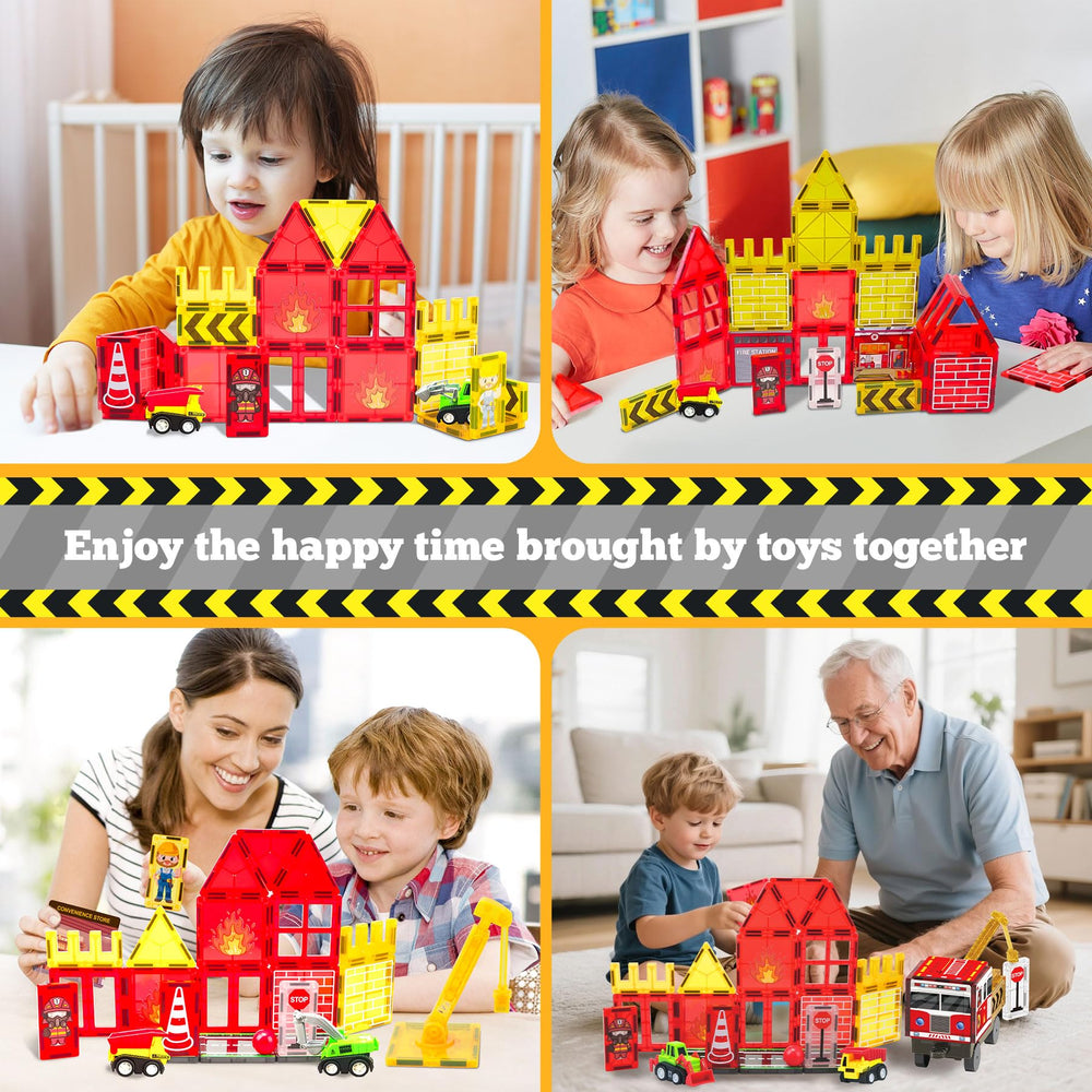 SKTMYY magnetic tiles Colorful set makes a gift-ready STEM toy