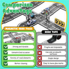 SKTMYY traffic lights featured in a realistic road scene for color-coded play.