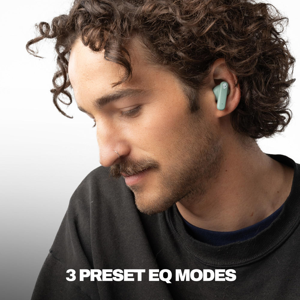 Skullcandy Smokin’ Buds deliver up to 20 hours of use with case.