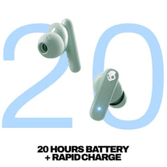 Skullcandy Smokin’ Buds touch controls for easy music and call management.