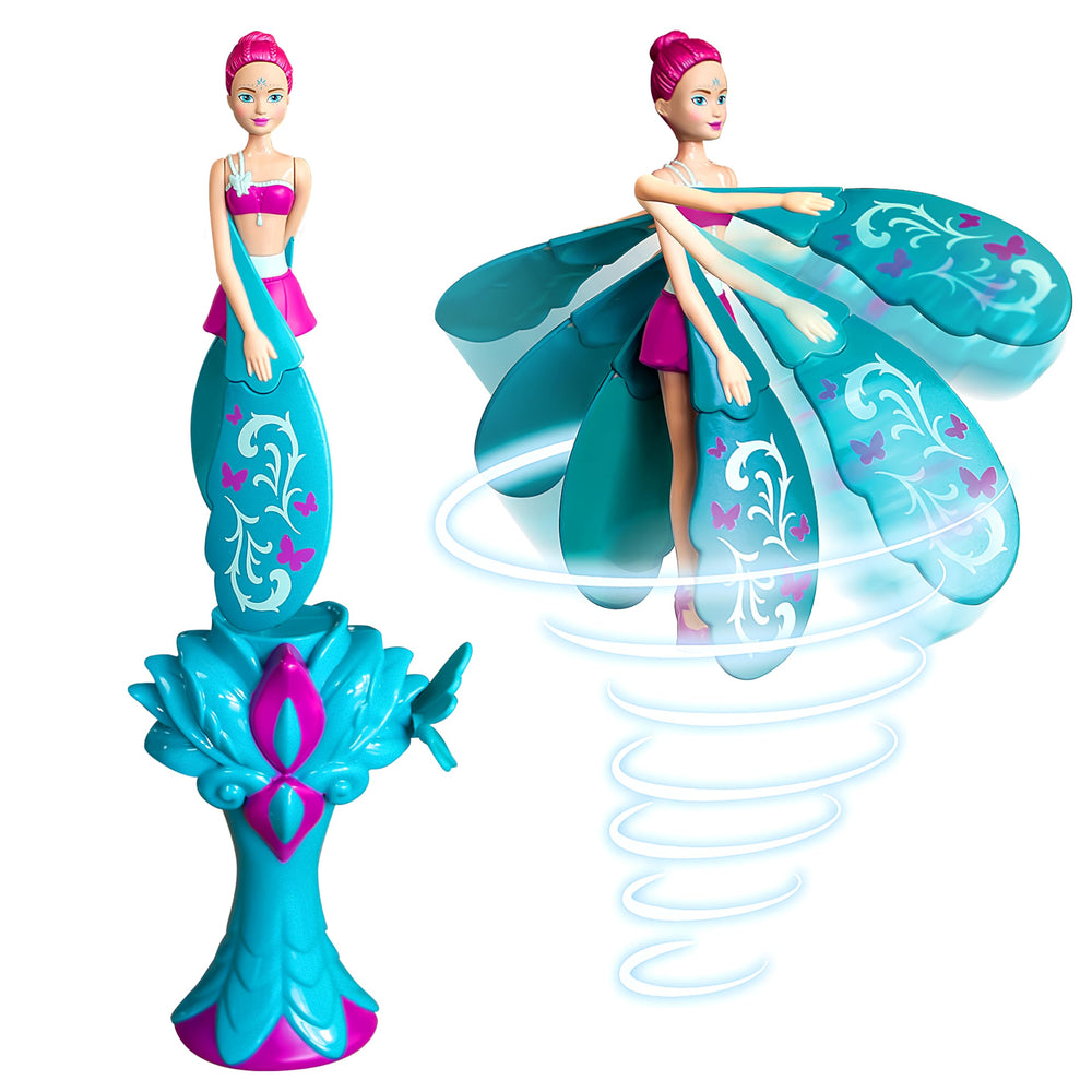 Sky Dancers Turquoise Twinkle in mid-air flight, sparking imaginative play.