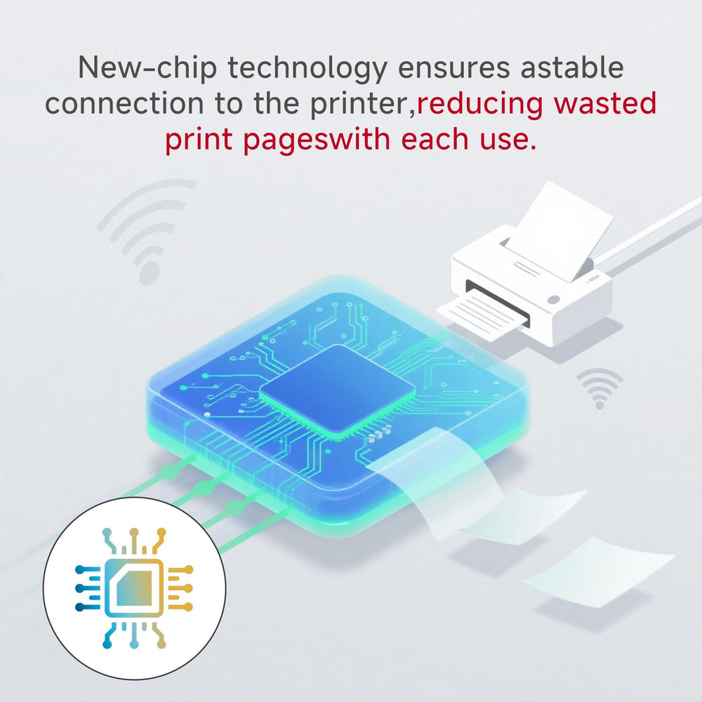 Skyink tri-color cartridge pack supports vibrant color prints.
