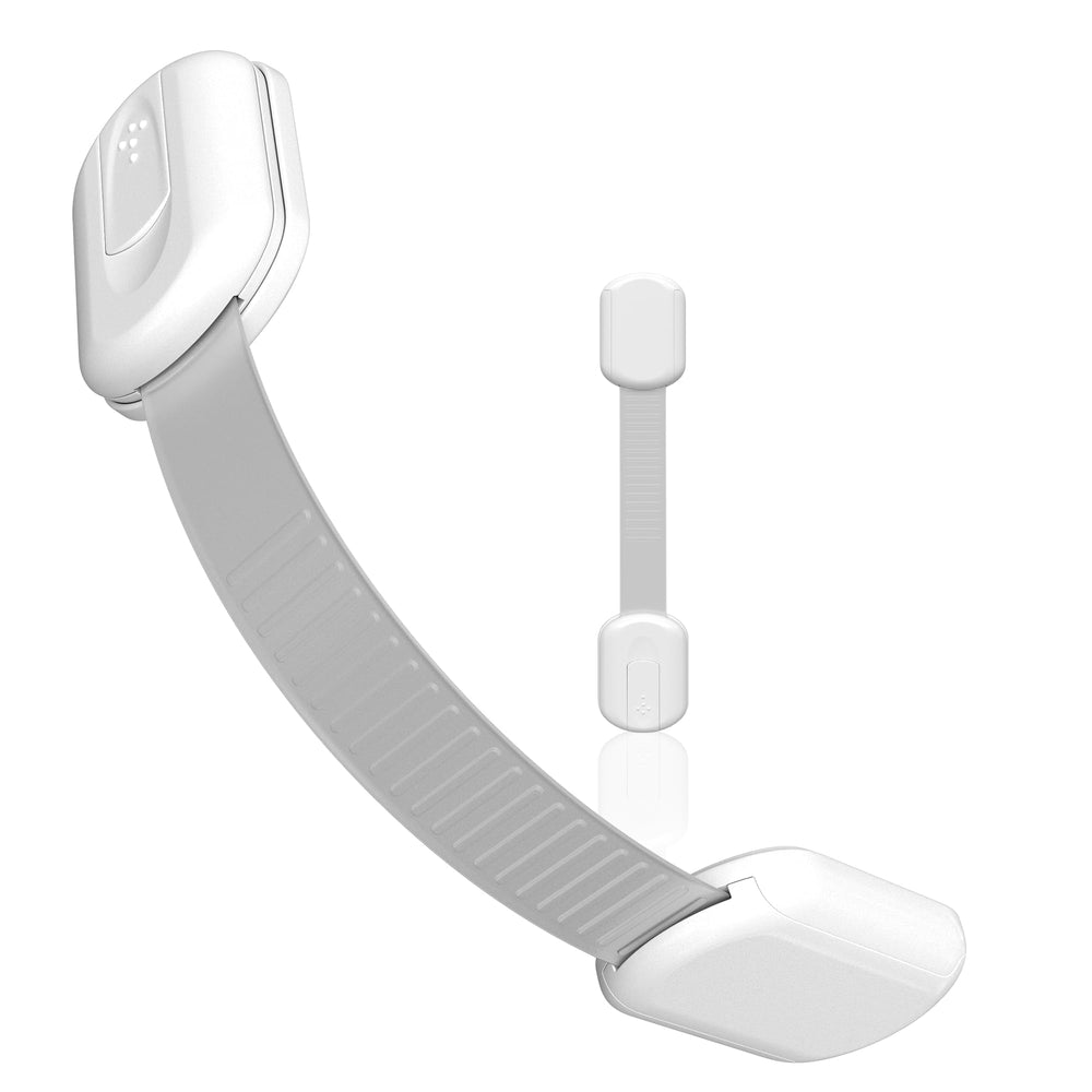 Skyla Homes baby-proofing locks 2-pack on cabinet doors for quick safety