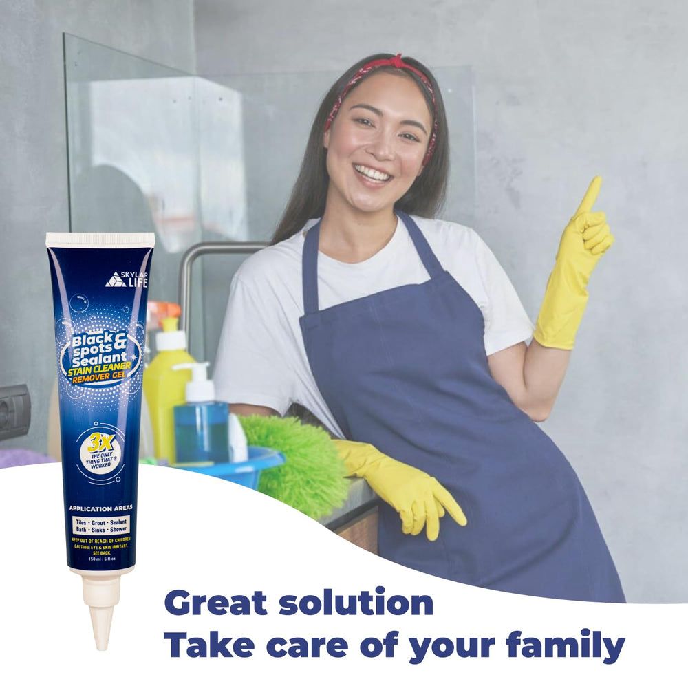 SKYLAR LIFE bathroom surfaces treated for renewed grout appearance