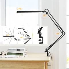 SKYLEO desk lamp provides 11 brightness levels for precise illumination across tasks.