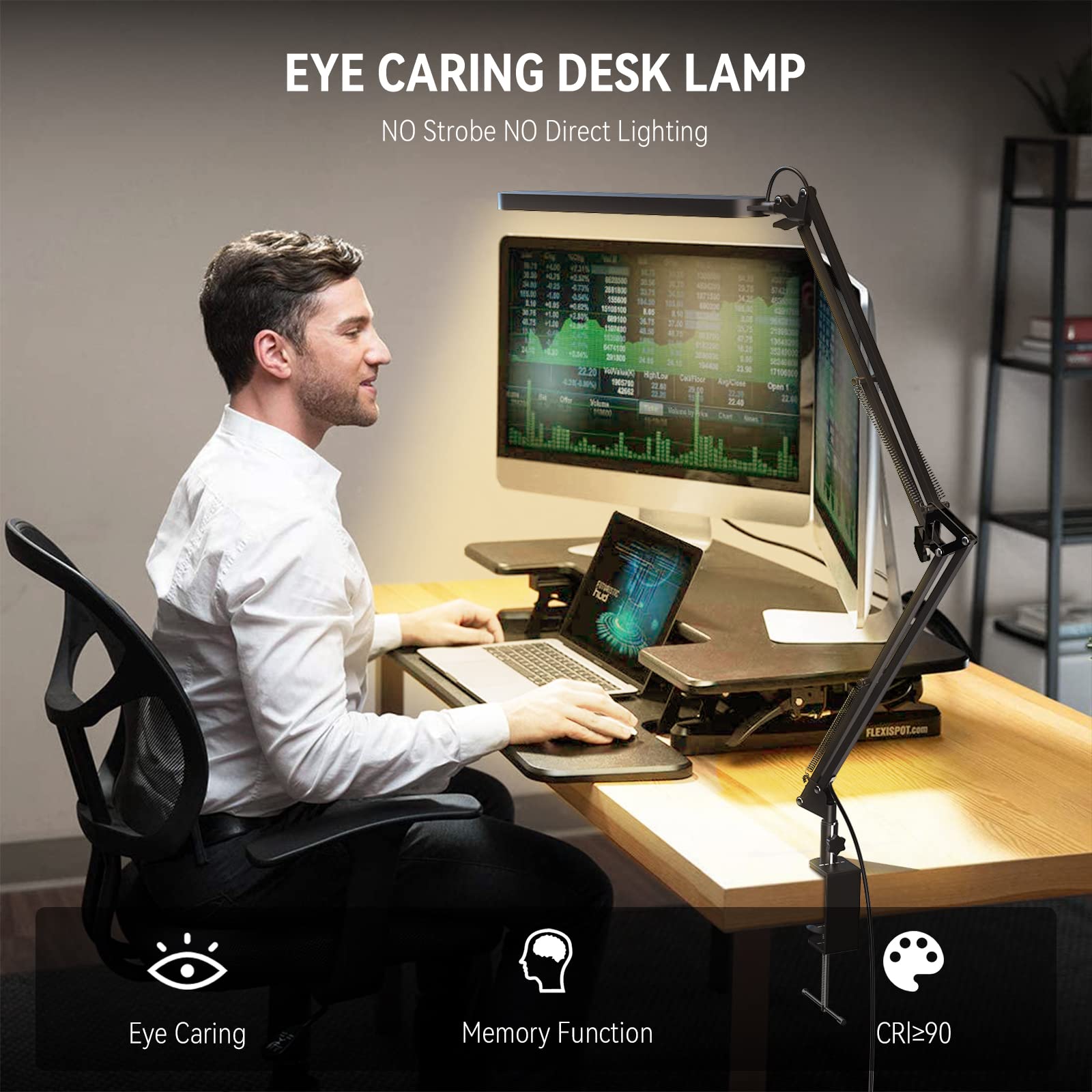 Memory function recalls your last brightness and color setting for convenience.