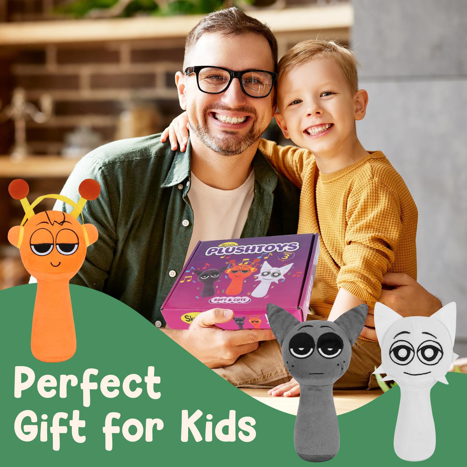 Skymetis Sprunky plush toy eco packaging protects the planet while gifting.