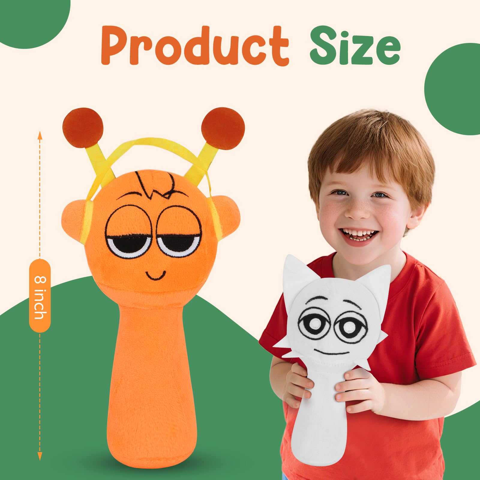 Skymetis Sprunky plush toy desktop display adds color to kid-friendly shelves.