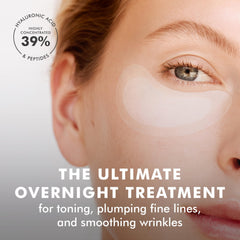 Skyn ICELAND overnight no-slip eye mask resting on the eye area
