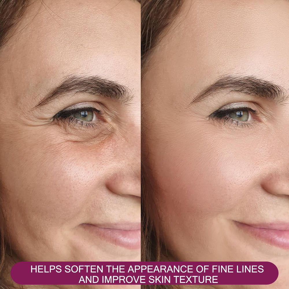 Skynflow hyaluronic acid aids hydration and skin plumpness.