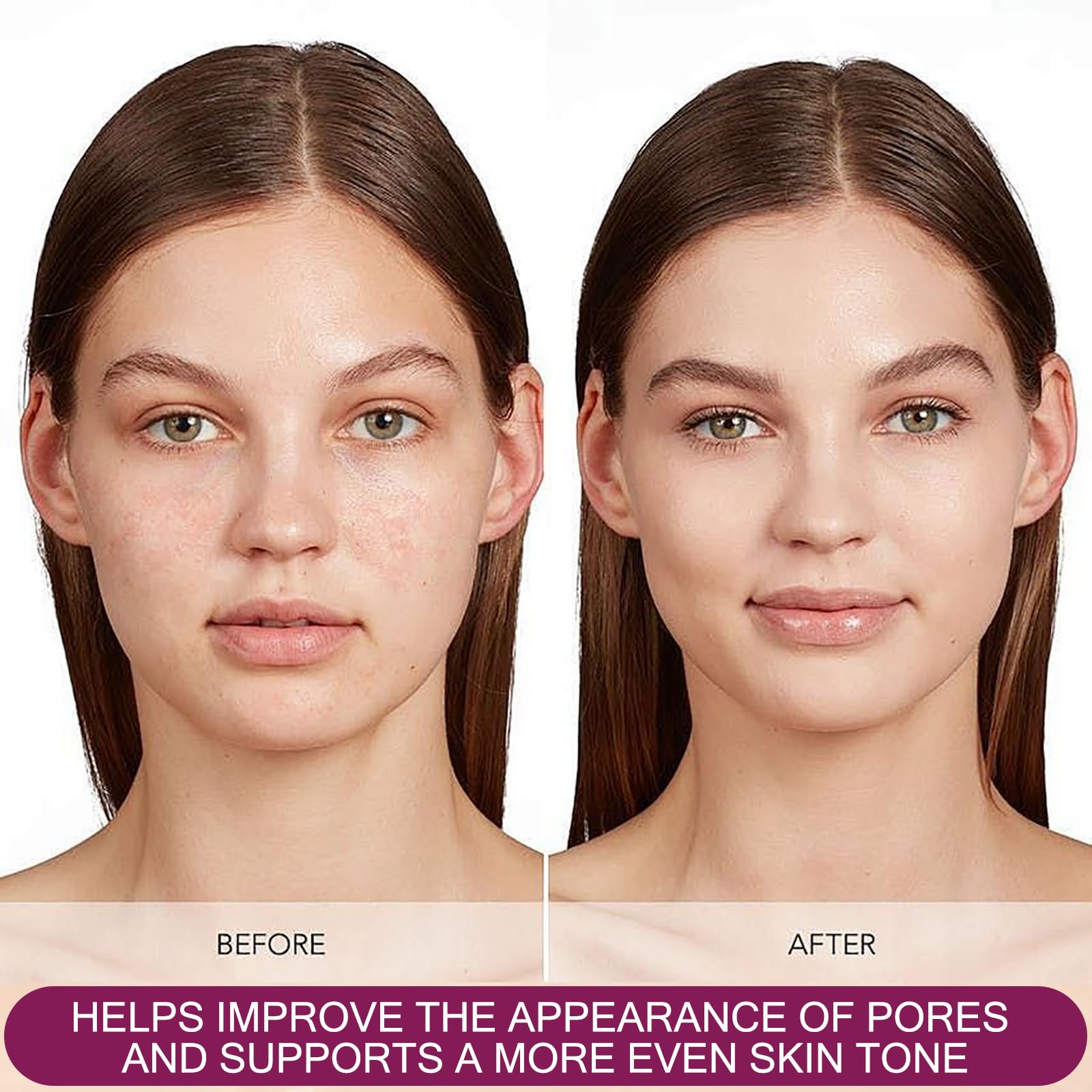 Skynflow niacinamide blend helps brighten and balance skin texture.
