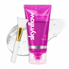 Skynflow collagen mask packaging highlights premium design for easy handling and travel.