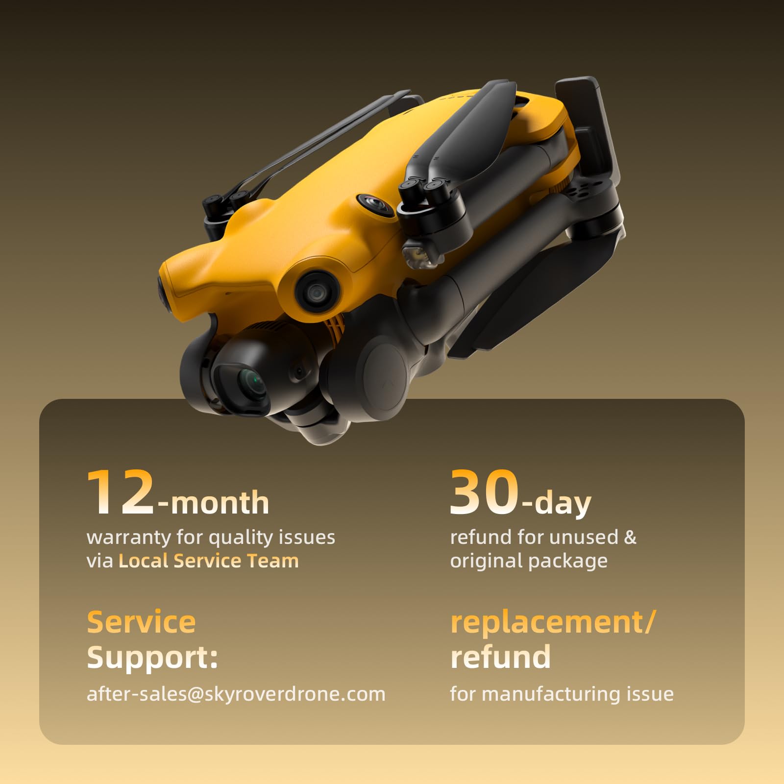 SKYROVER X1 Fly More Kit includes extra batteries for longer adventures